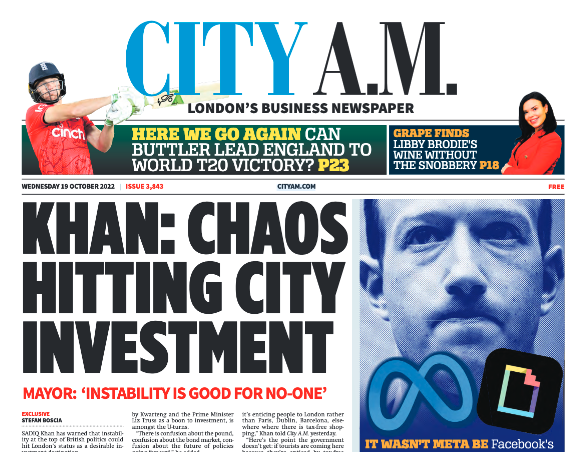 Printweek - Industry ire over City A.M. interview