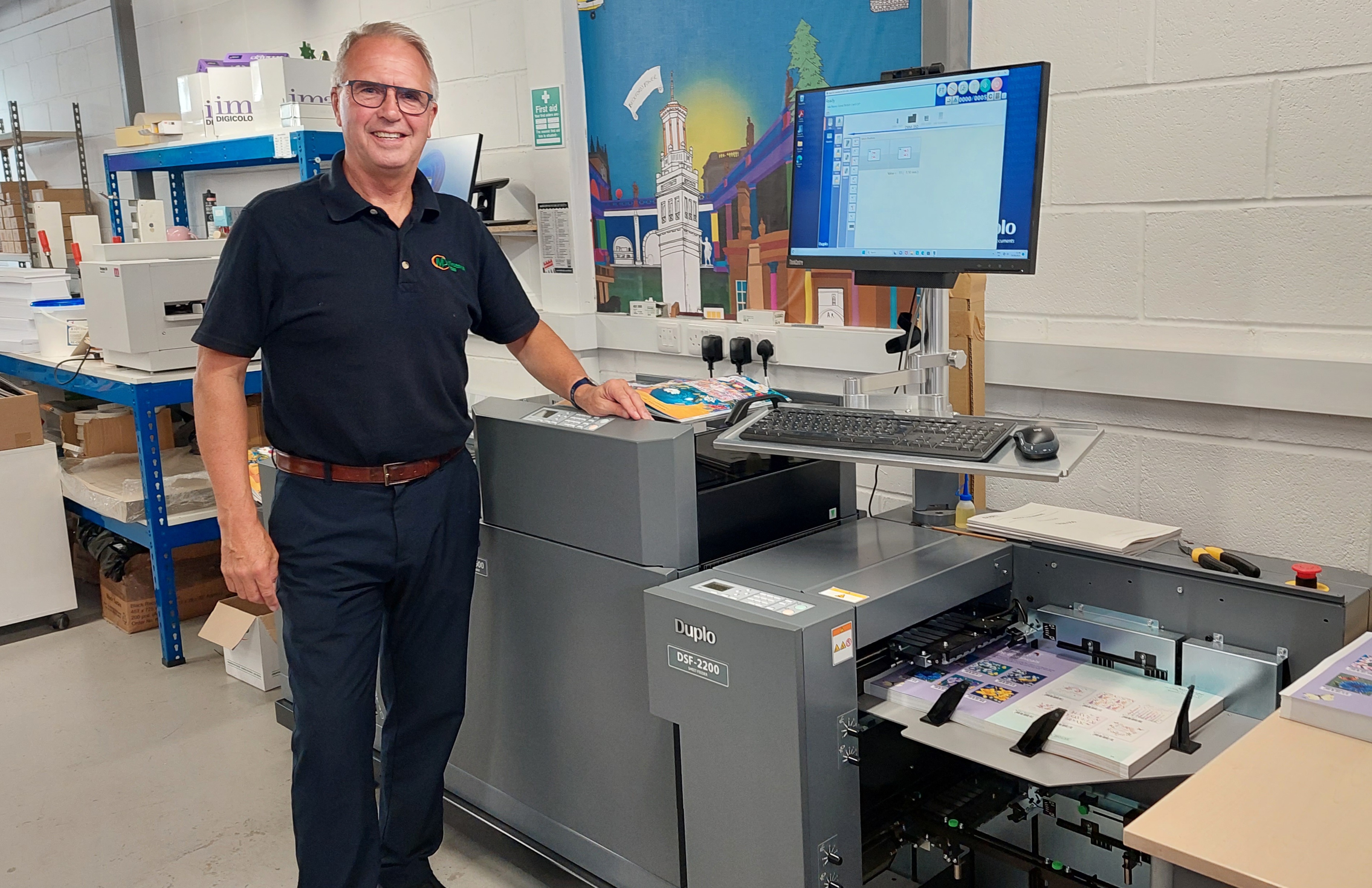 Printweek - Minuteman Press Bath bolsters finishing with Duplo install