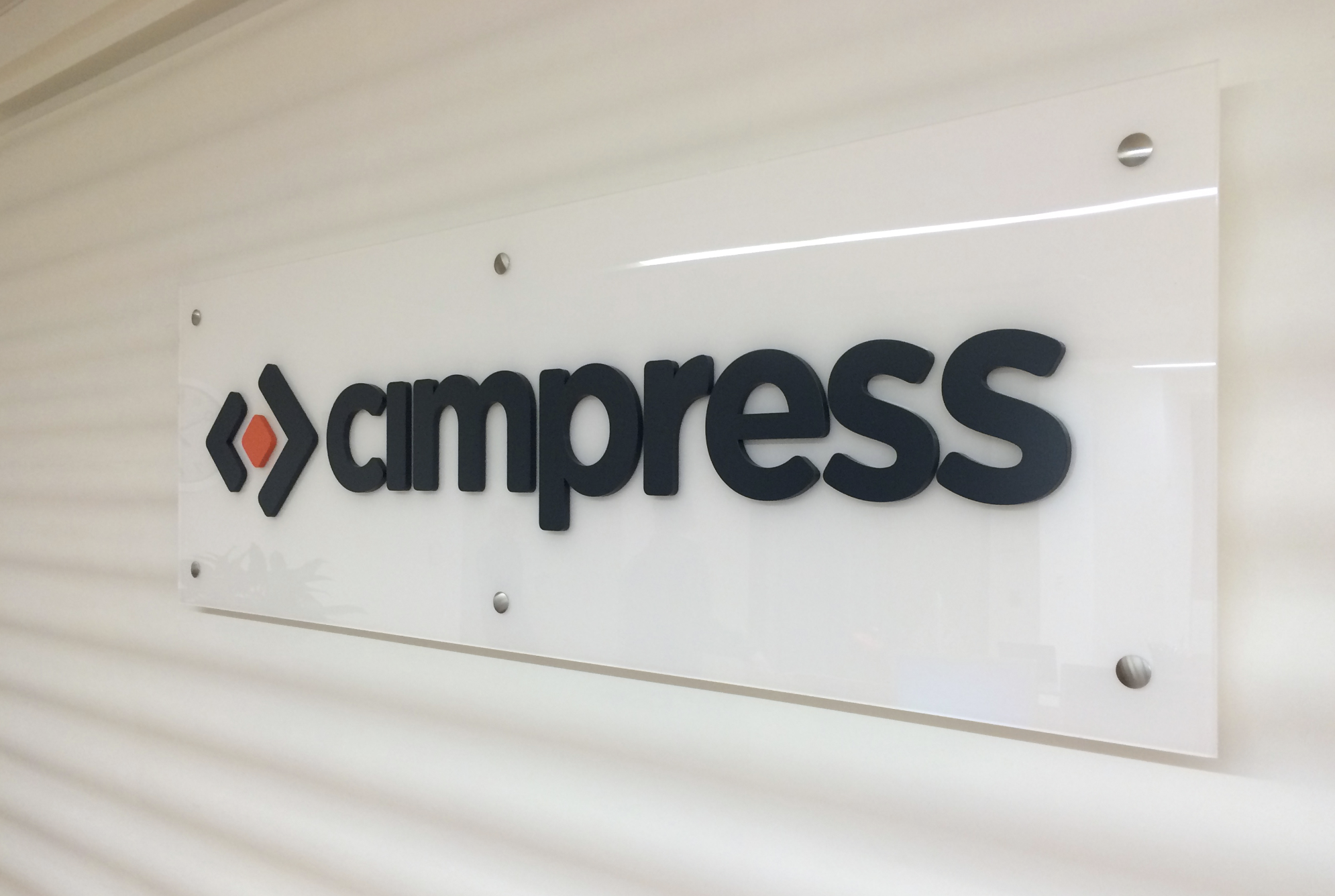 Cimpress Logo On Building