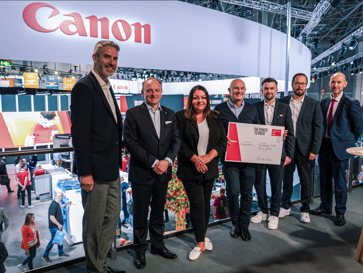 Canon X Datagraphic Drupa Signing